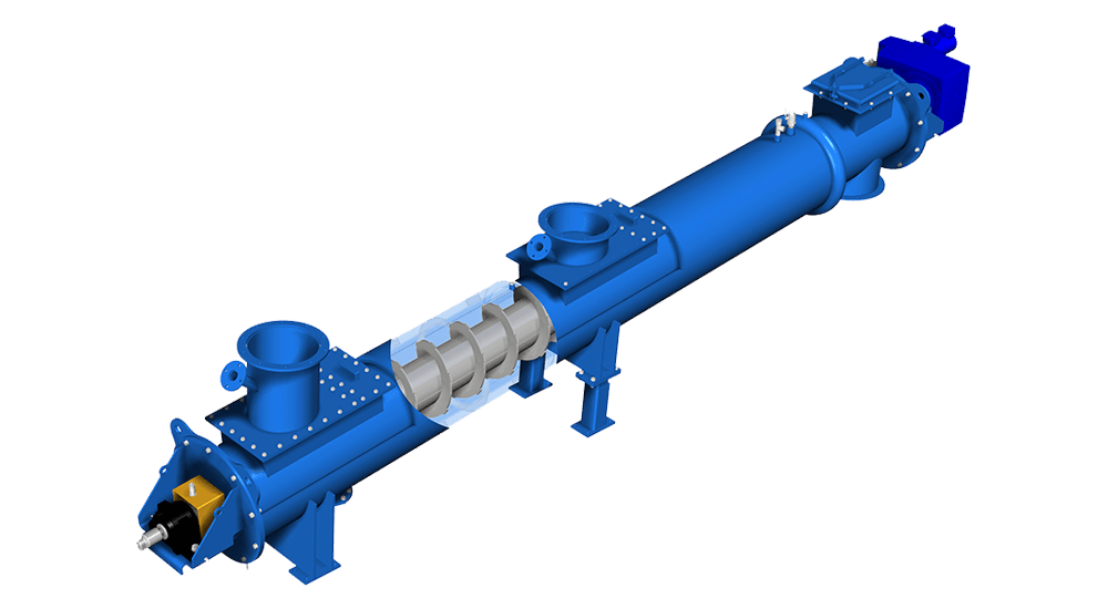 Peralatan conveyor industri untuk penanganan material plant